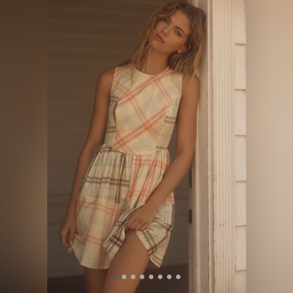 NWT LyreBird Sleeveless Plaid Nap
Mini Dress